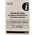 obrázek k článku: COOP Borkovice - 
Prodejní doba ve dnech květnových státních svátků